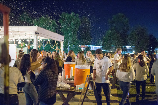 alt= holding a winter party