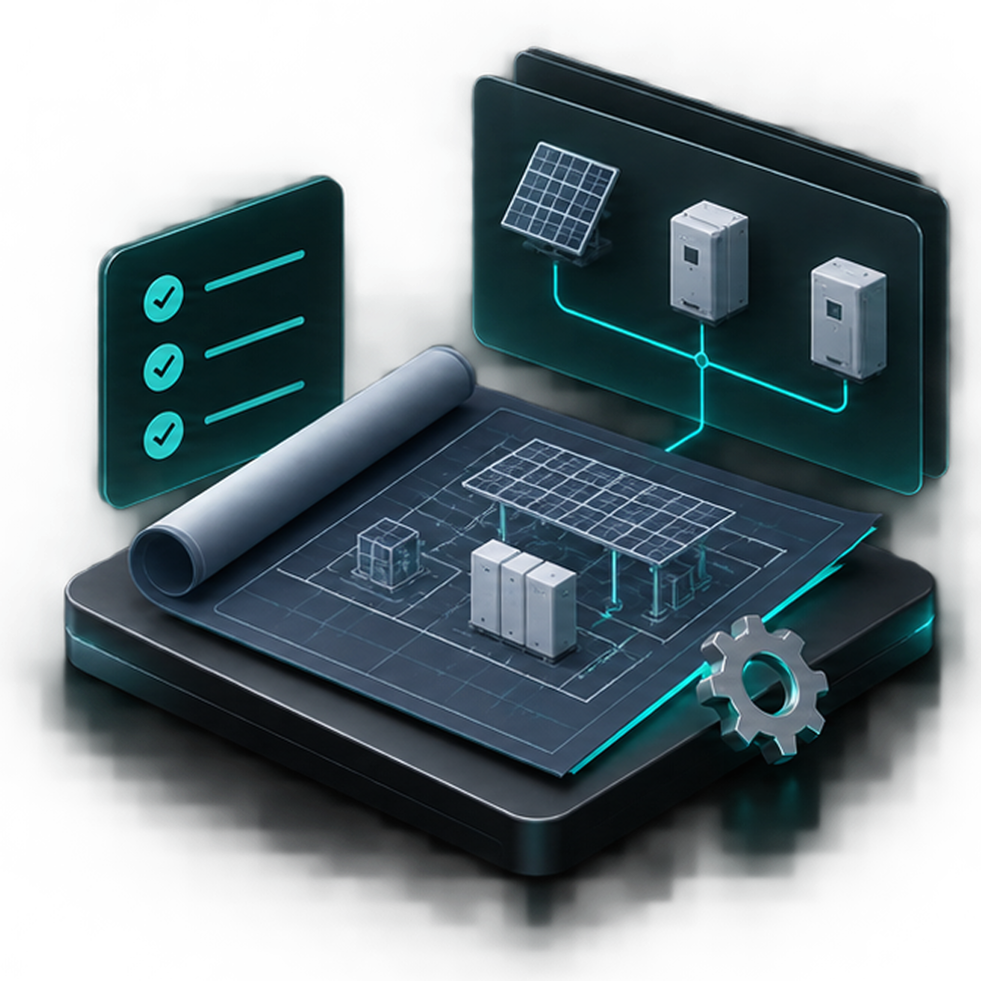 Project scope and commissioning illustration