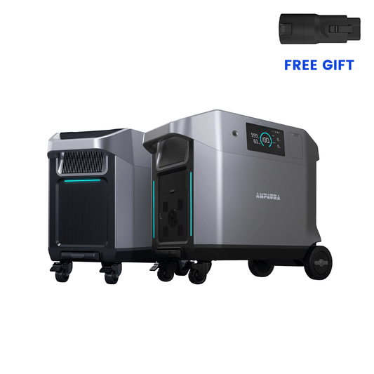 7. 68kWh (Purea 3 3.84 kWh + 3.84 kWh Expansion Battery) + Free EV Charging Adapter AmpAura Purea 3 3.84 kWh + 3.84 kWh Expansion Battery + Free EV Charging Adapter